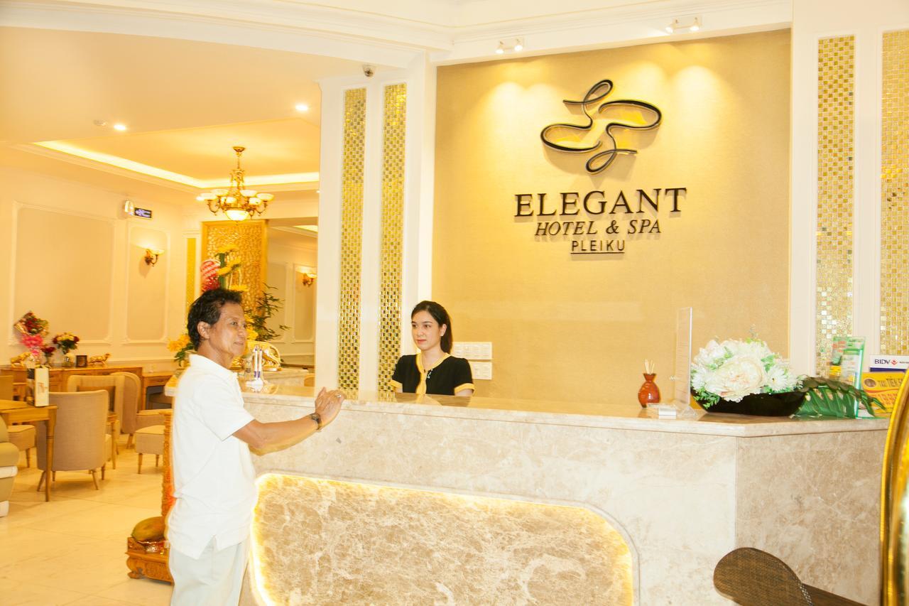 Elegant Hotel Pleiku Bagian luar foto